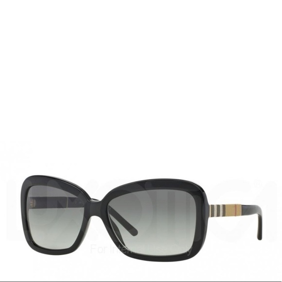 Burberry Black Square Sunglasses with Case - Picture 3 of 8